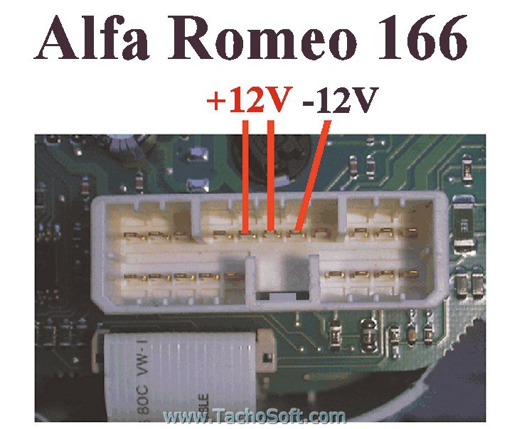 166 alfa romeo speedometer calibration information