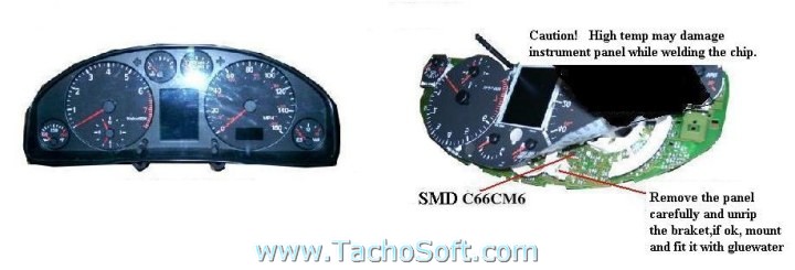 Audi A4 speedometer calibration information