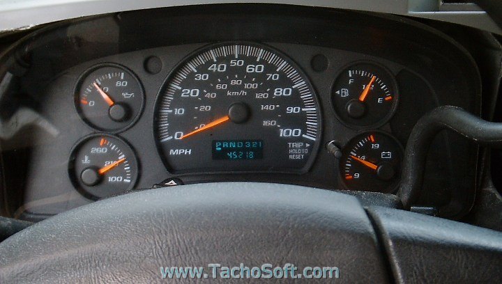 Chevrolet Express Van speedometer calibration information malual