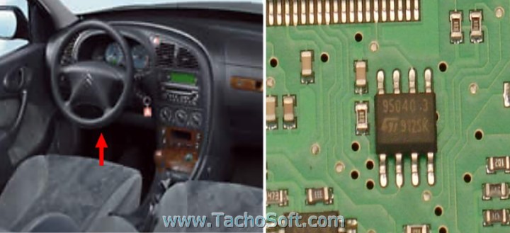 Citroen Xsara speedometer calibration information