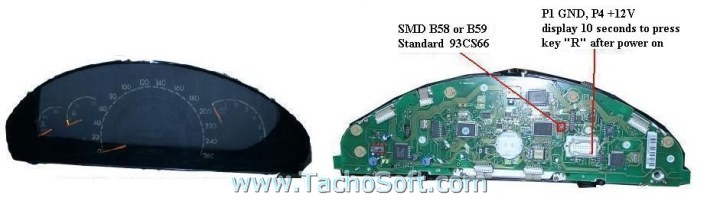 Mercedes A 220 speedometer calibration information