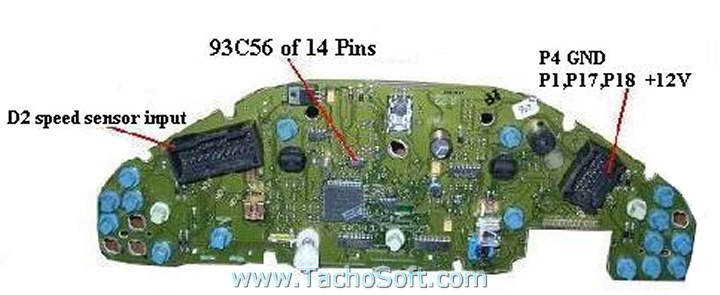 Mercedes C 280 speedometer calibration information