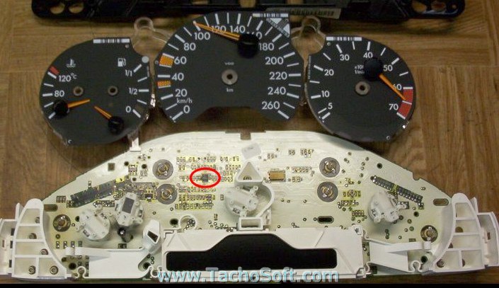 Mercedes E320 speedometer calibration information malual