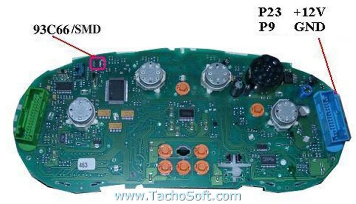 Opel Astra speedometer calibration information