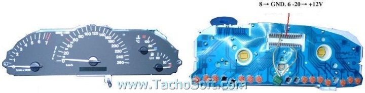 Opel Vectra speedometer calibration information