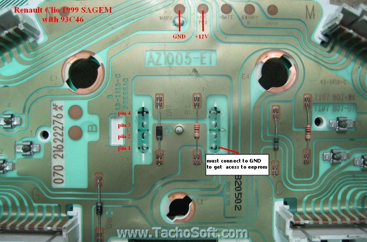 Renault Clio speedometer calibration information