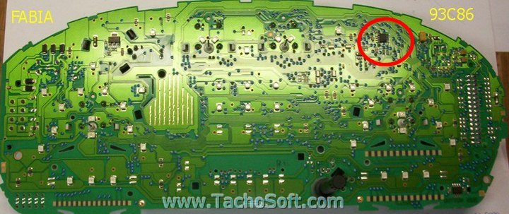 Skoda Fabia speedometer calibration information