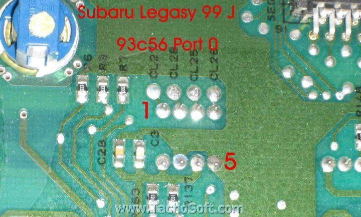	Subaru Legacy speedometer calibration information
